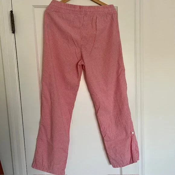 Gap Body Gingham Lounge Pants with Drawstring | Size Medium - Picture 3 of 7